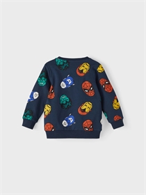 NAME IT Niks Marvel Sweatshirt Dark Sapphire